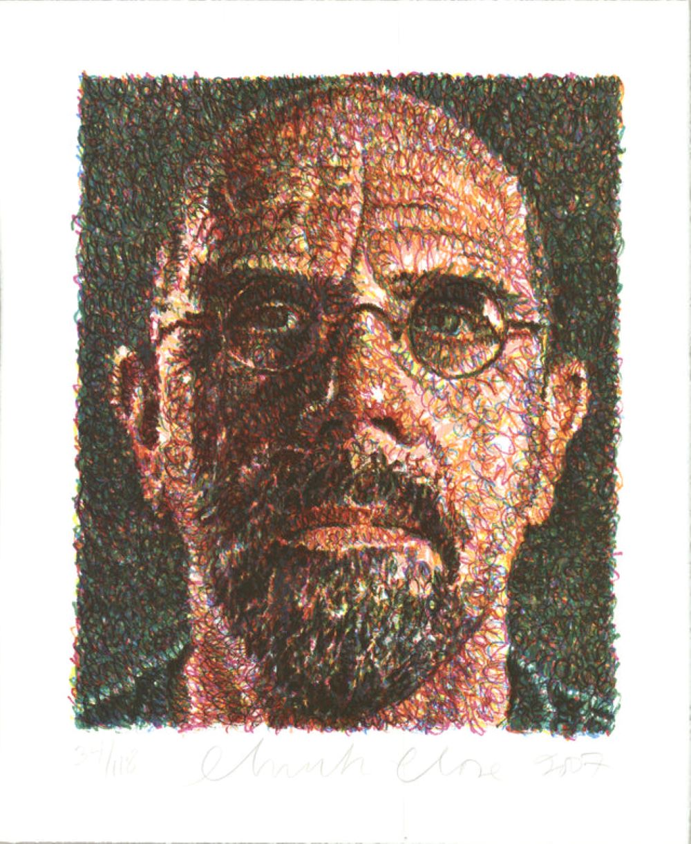 Self Portrait, 2007 – Signed by Chuck Close