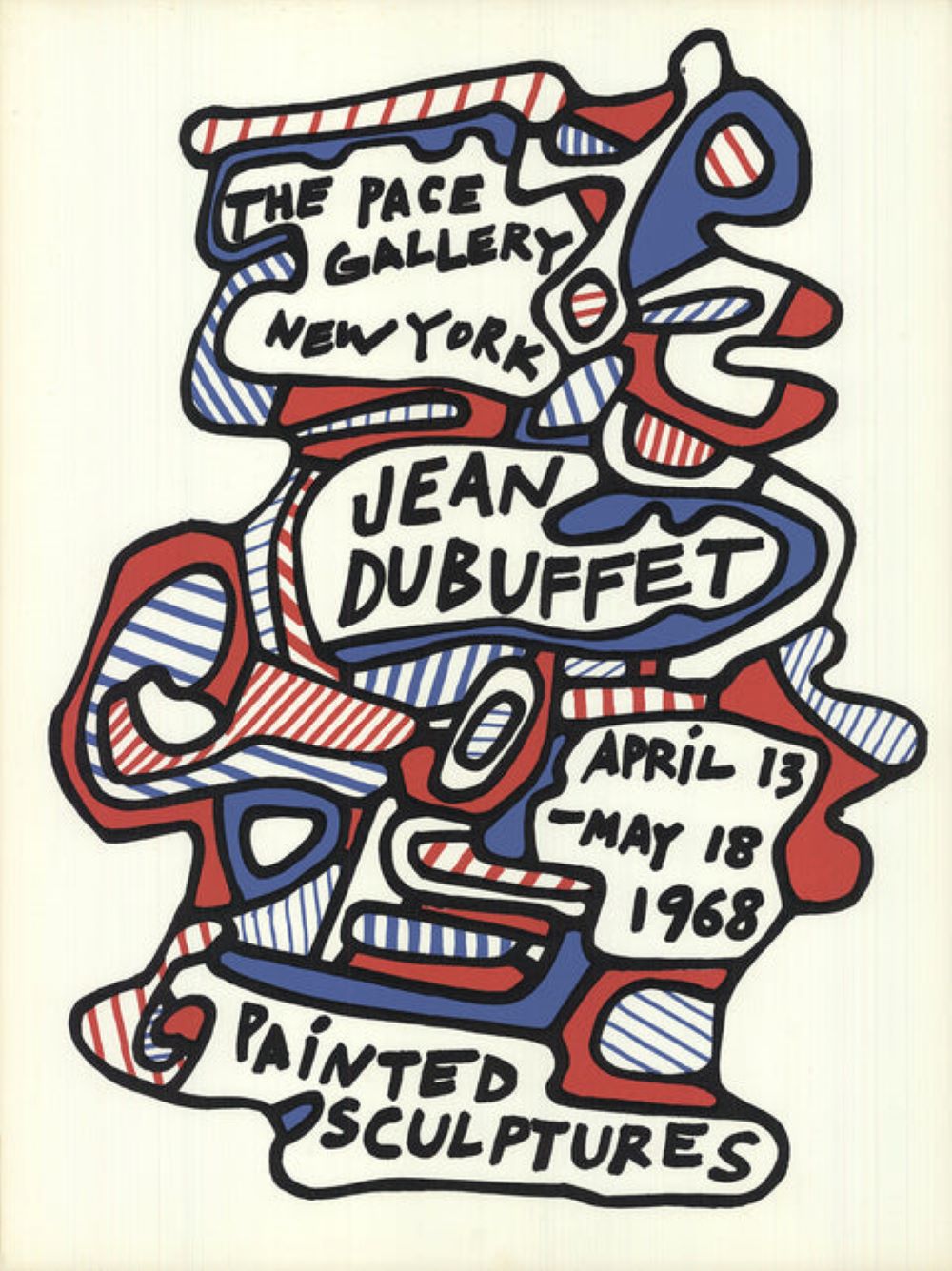 Painted Sculptures by Jean Dubuffet