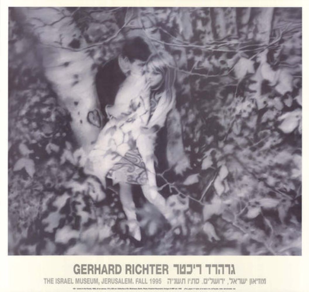Lovers in the Forest by Gerhard Richter