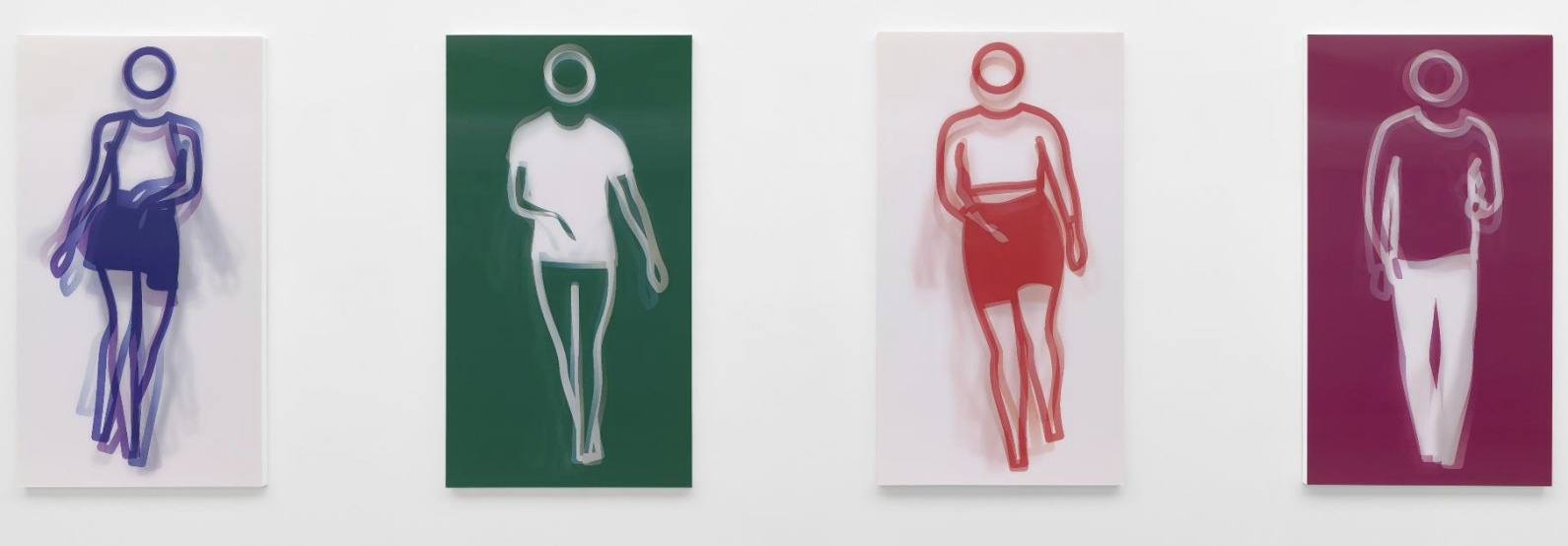 Dancers by Julian Opie