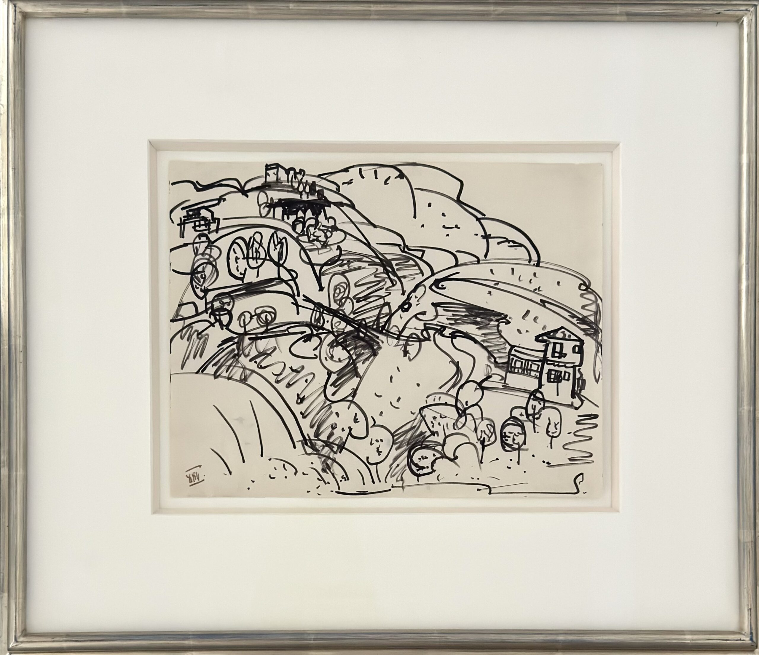 Untitled (landscape) by Hans Hofmann