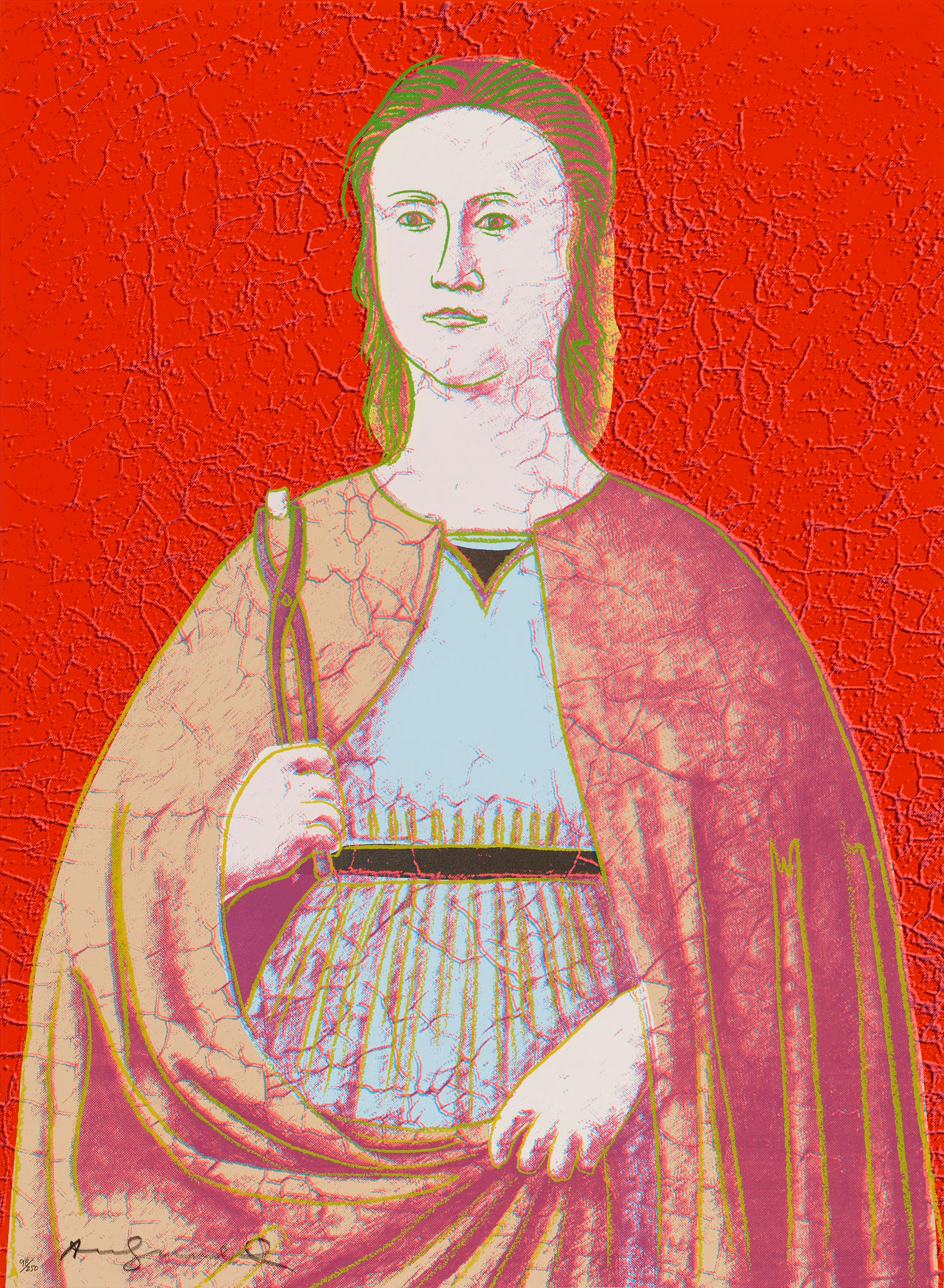 Saint Apollonia by Andy Warhol