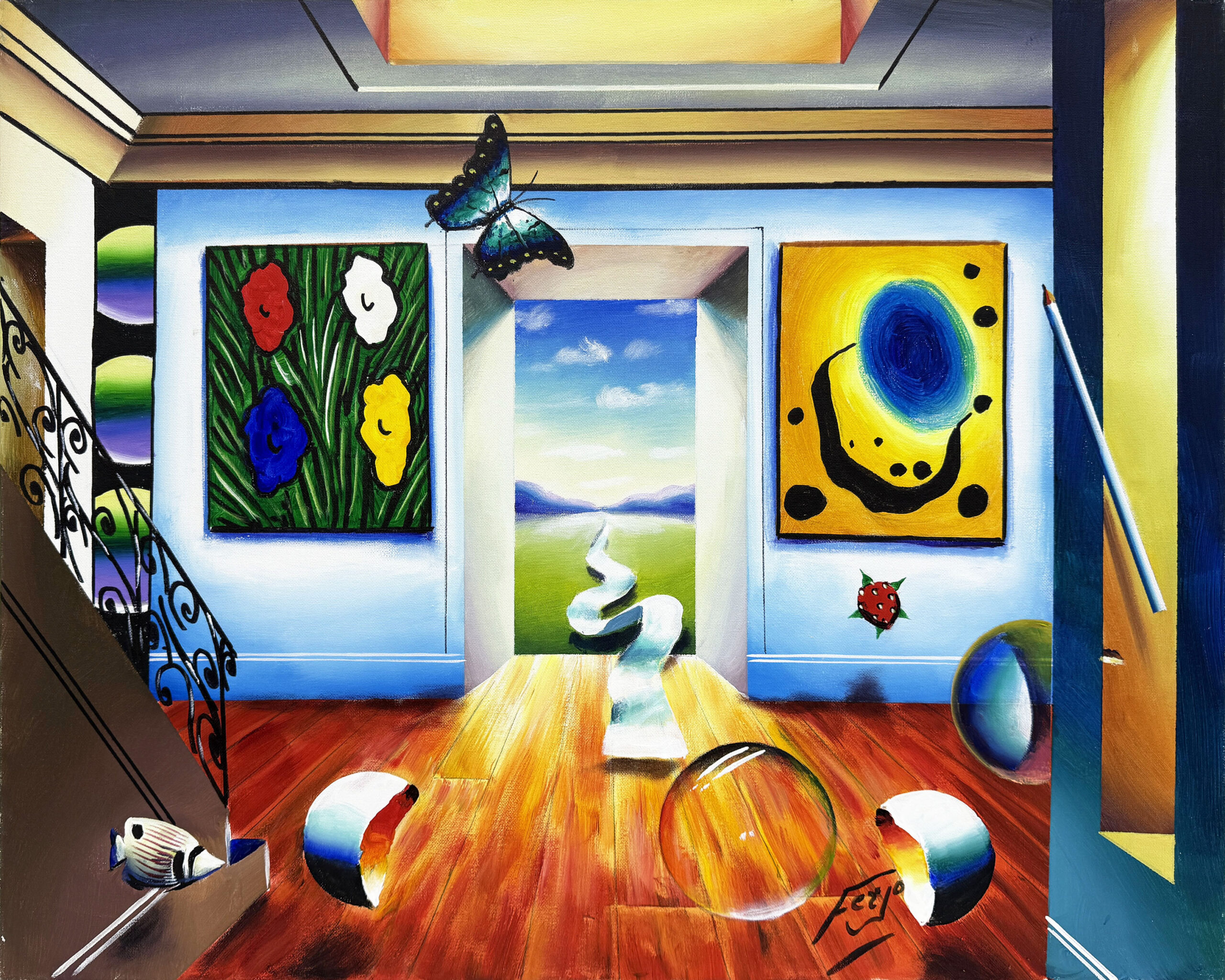 Majestic Collection (original painting on canvas) by Ferjo