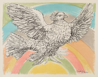 Colombe volant (à l’Arc-en-Ciel) by Pablo Picasso at Christopher-Clark Fine Art
