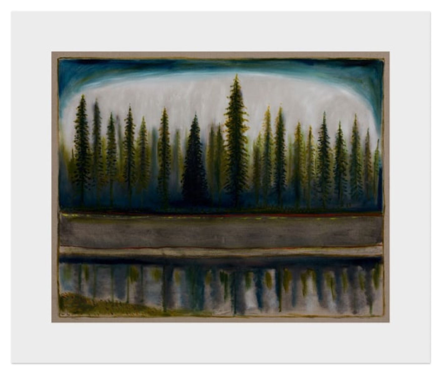 Trees North by Billy Childish