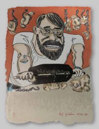 Croissant Crusher by Red Grooms at Vermillion Editions