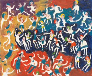 Fred Yates Negative People Oil Painting by Fred Yates at Clifton Gallery