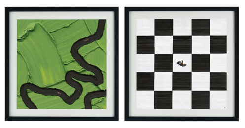 Werner Bronkhorst On The Right Track and All Four Victory by Werner Bronkhorst at Clifton Gallery