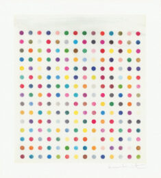 Damien Hirst Untitled B Spot Drawing by Damien Hirst at Clifton Gallery