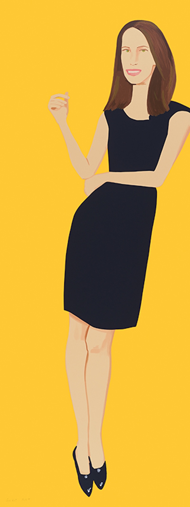 Black Dress 9 (Christy) by Alex Katz