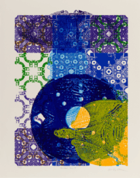 Ancestral Songs I by Adama Delphine Fawundu at Brandywine Workshop and Archives