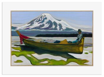 Canoe And Mount Tahoma by Billy Childish at Dovehouse Contemporary