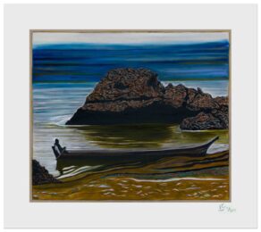 Canoe And Rock by Billy Childish at Dovehouse Contemporary