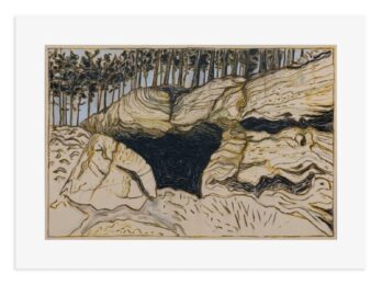 Cave And Rock by Billy Childish at Dovehouse Contemporary