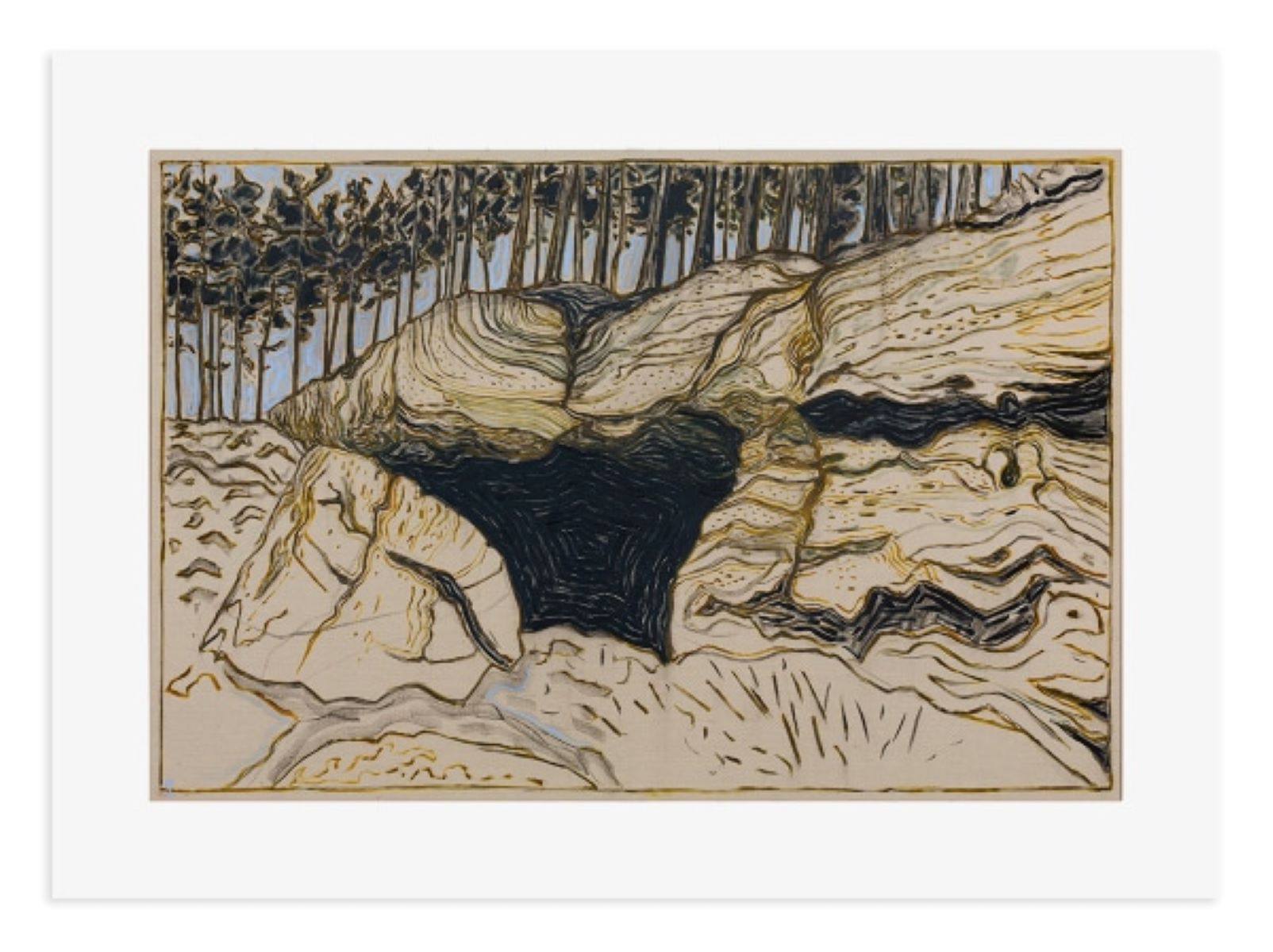 Cave And Rock by Billy Childish