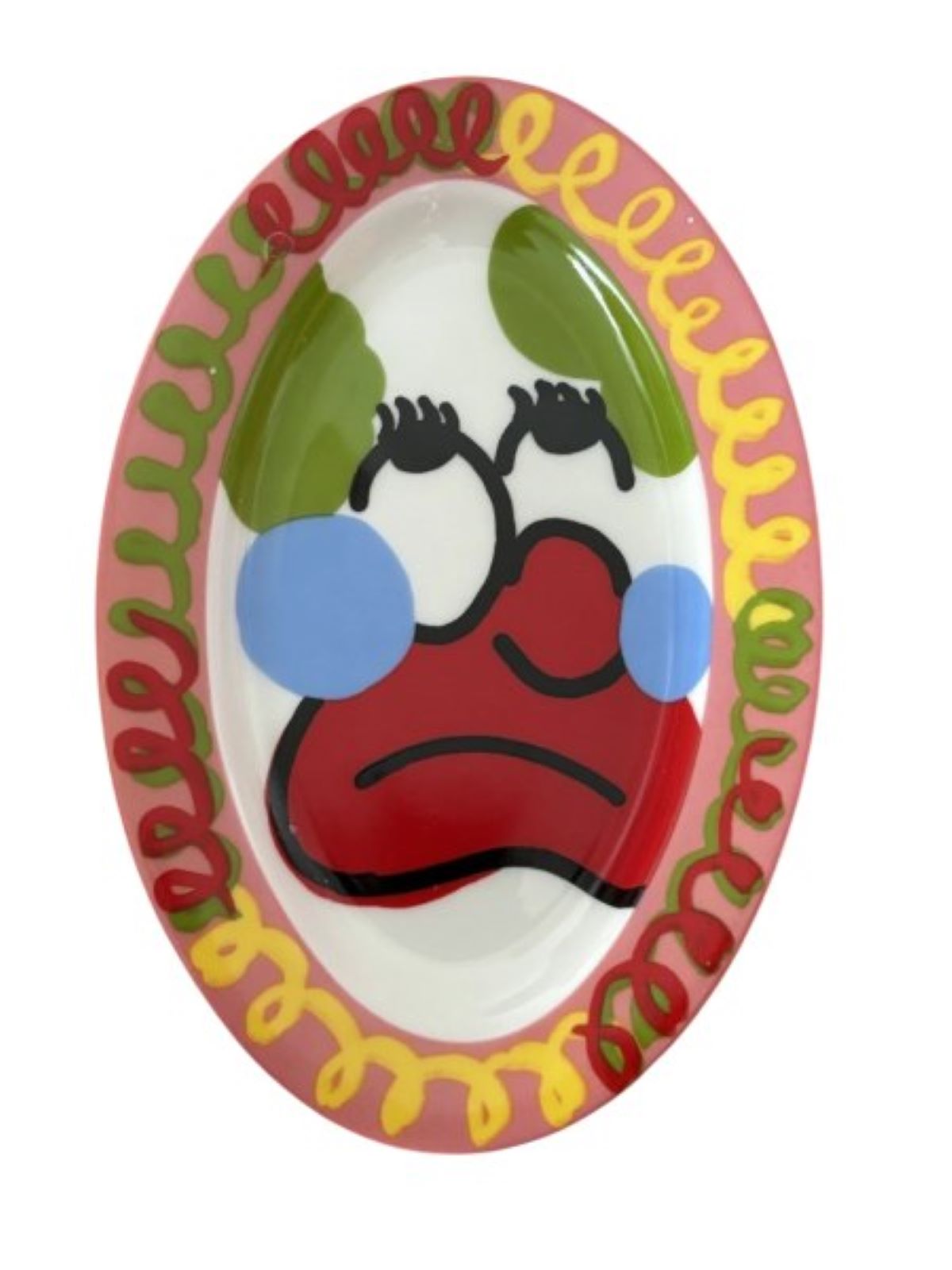 Clown – Original Hand Painted Plate by Slawn