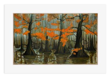 Cypress Swamp, Fall by Billy Childish at Dovehouse Contemporary