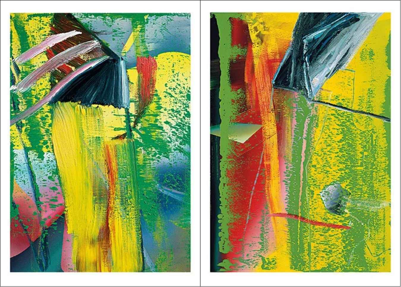 Abstraktes Bild, Werk 522-3 + 503, by Gerhard Richter
