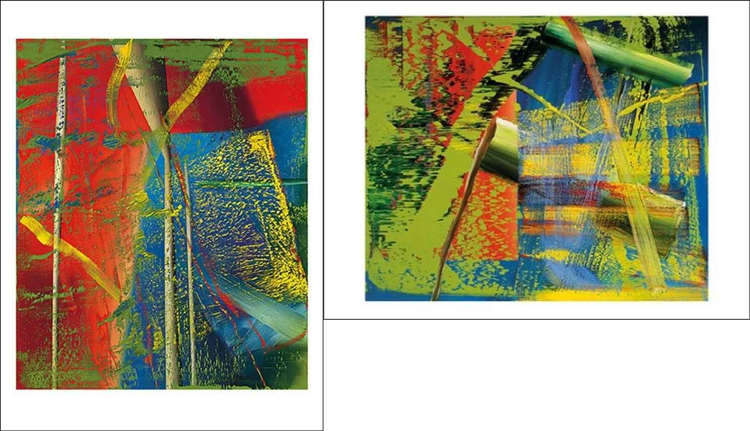 Abstraktes Bild, Juno + Werk 563-1 by Gerhard Richter
