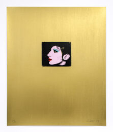 Gold Barbra by Deborah Kass at Mary Ryan Gallery