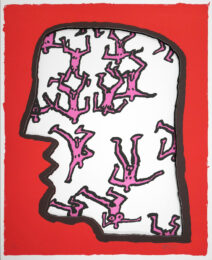 Head by Derek Boshier at Bert Green Fine Art