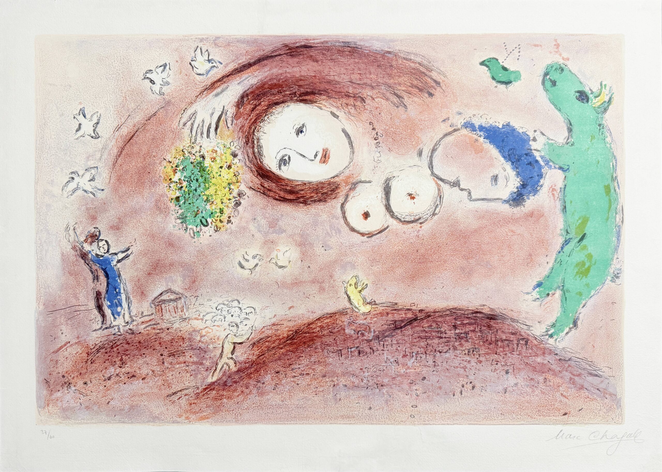 Springtime in the Meadow, from Daphnis and Chloe by Marc Chagall