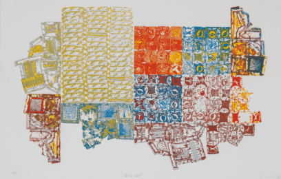In the Water by El Anatsui at Brandywine Workshop and Archives