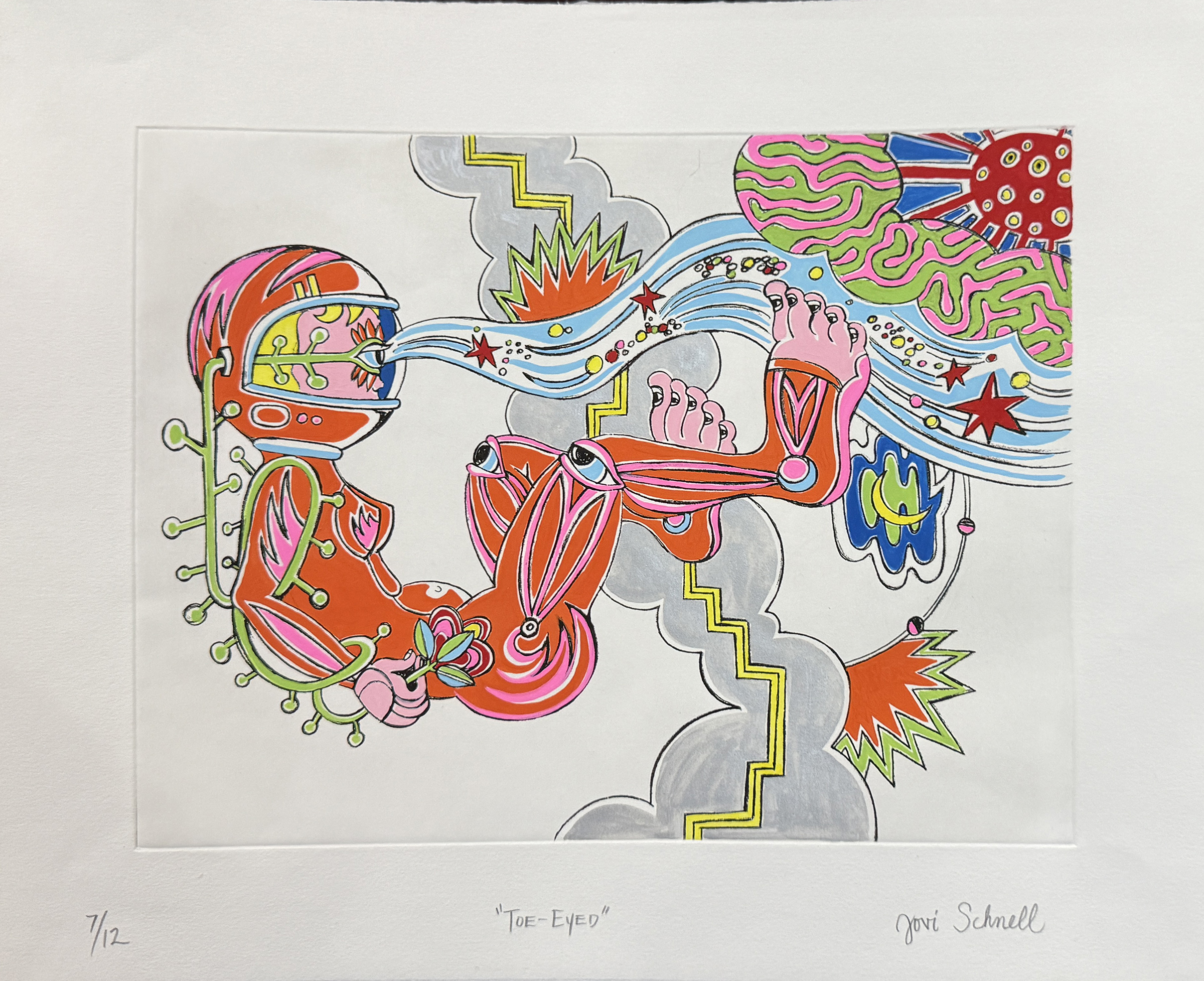 Toe-eyed by Jovi Schnell