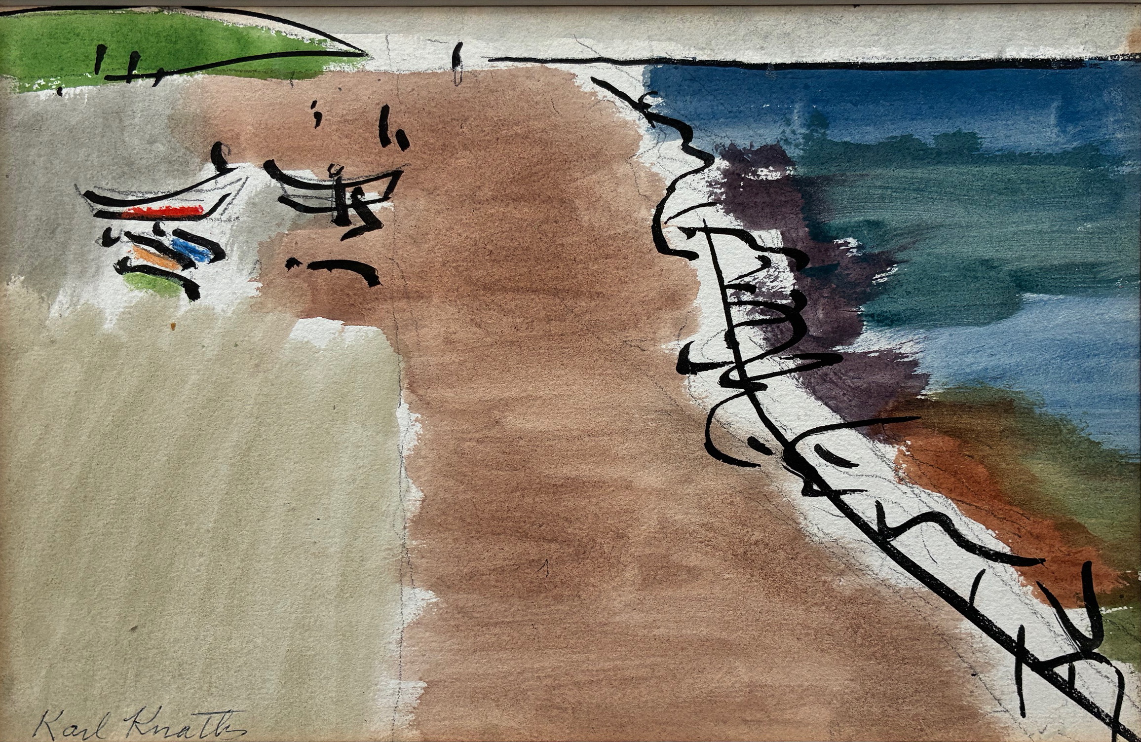 Untitled (Provincetown Beach) by Karl Knaths