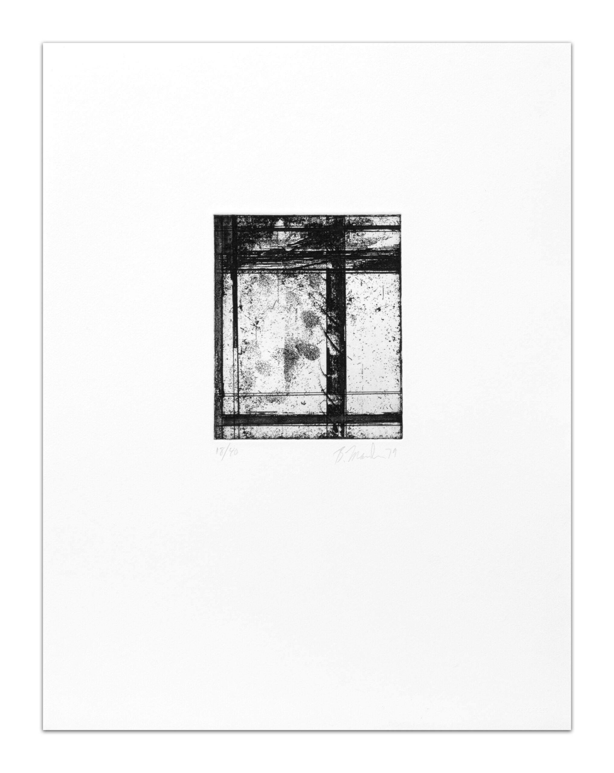 The Skowhegan Print by Brice Marden