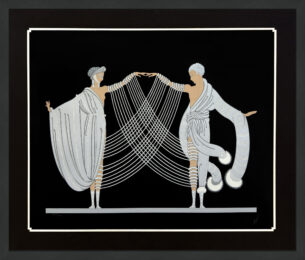 Marriage Dance (framed signed foil stamped embossed serigraph) by Erte at GallArt.com