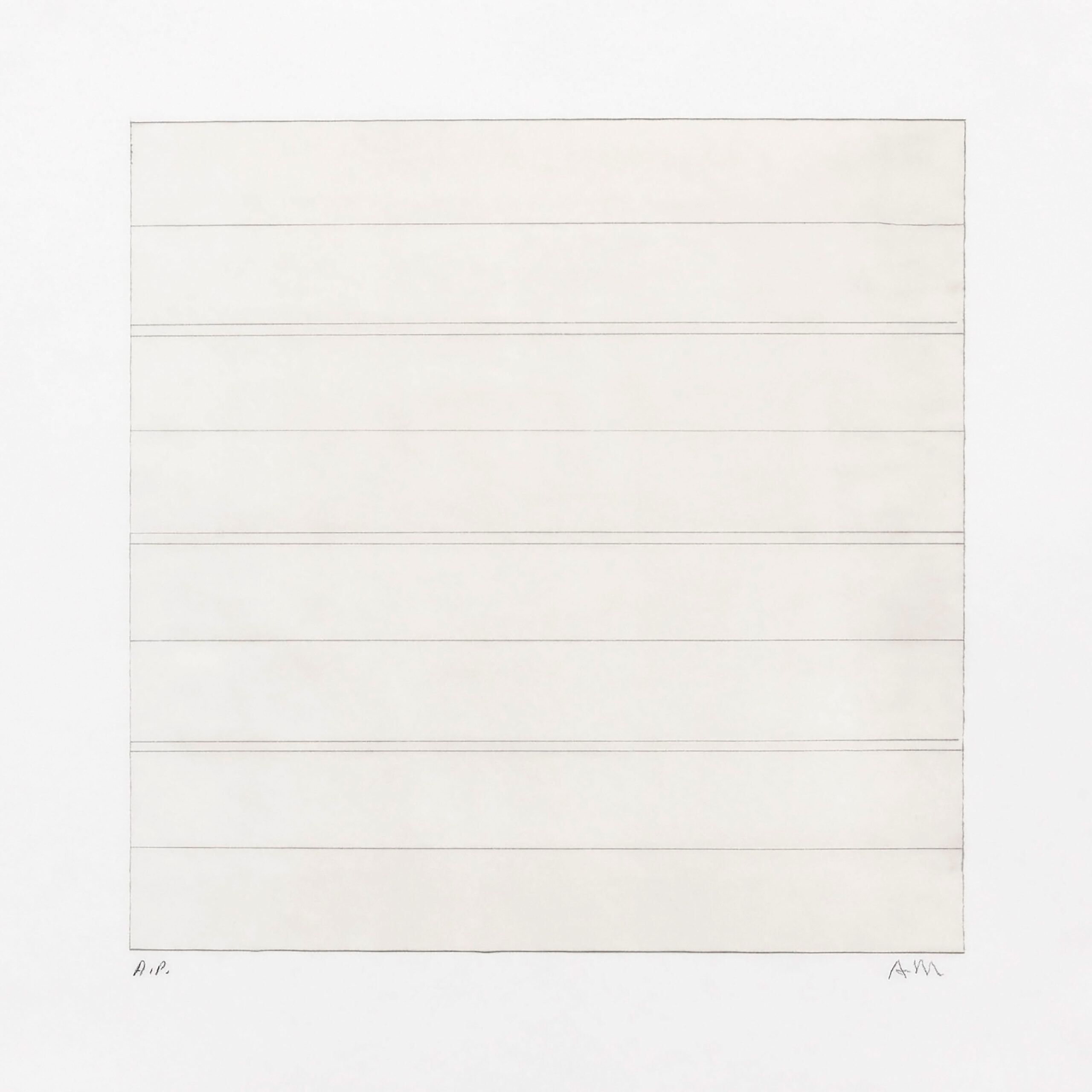 Untitled by Agnes Martin
