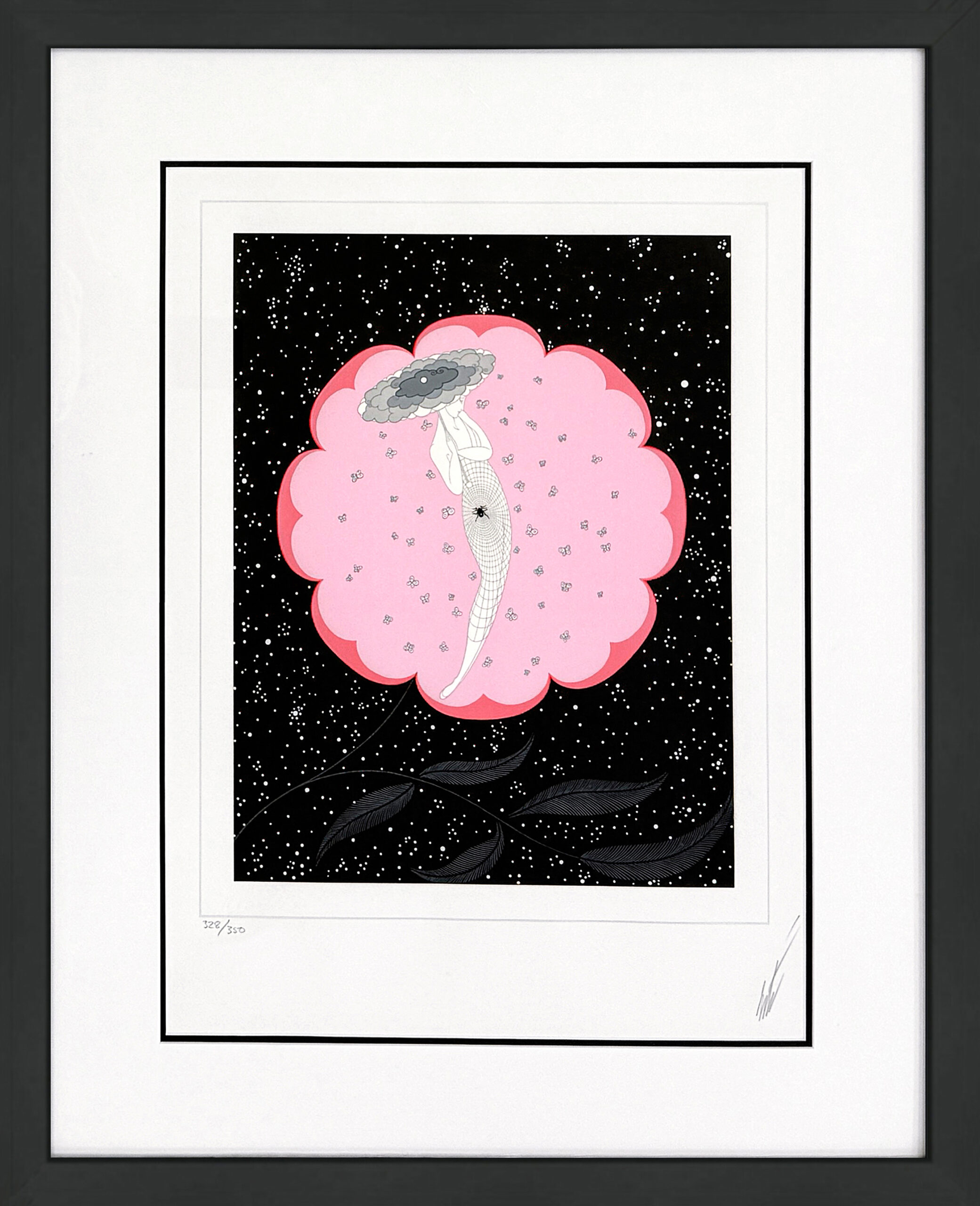 Monte Carlo (framed hand signed serigraph) by Erte