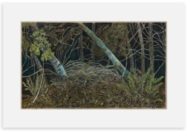 Night Forest by Billy Childish at Dovehouse Contemporary