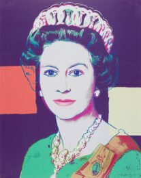 Queen Elizabeth II Of The United Kingdom by Andy Warhol at Revolver Gallery
