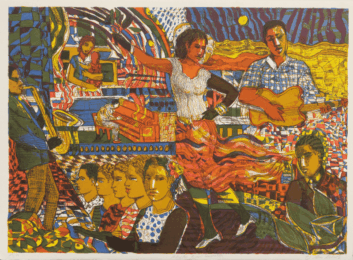 Rhythms Across Generations by Louis Delsarte at Brandywine Workshop and Archives