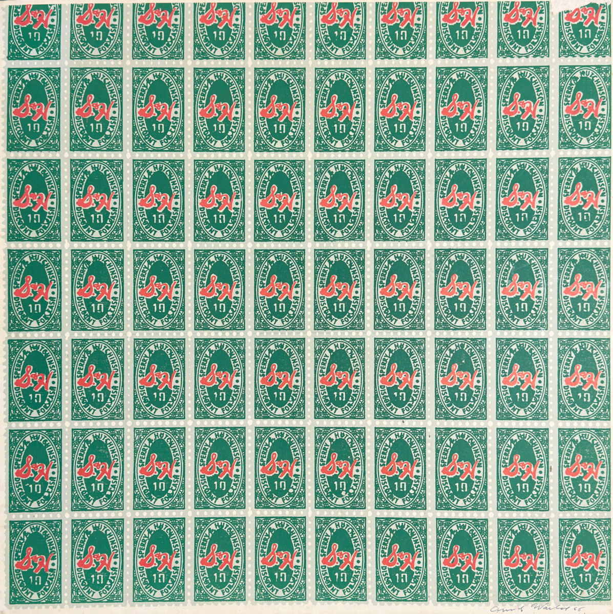 S&H Green Stamps by Andy Warhol