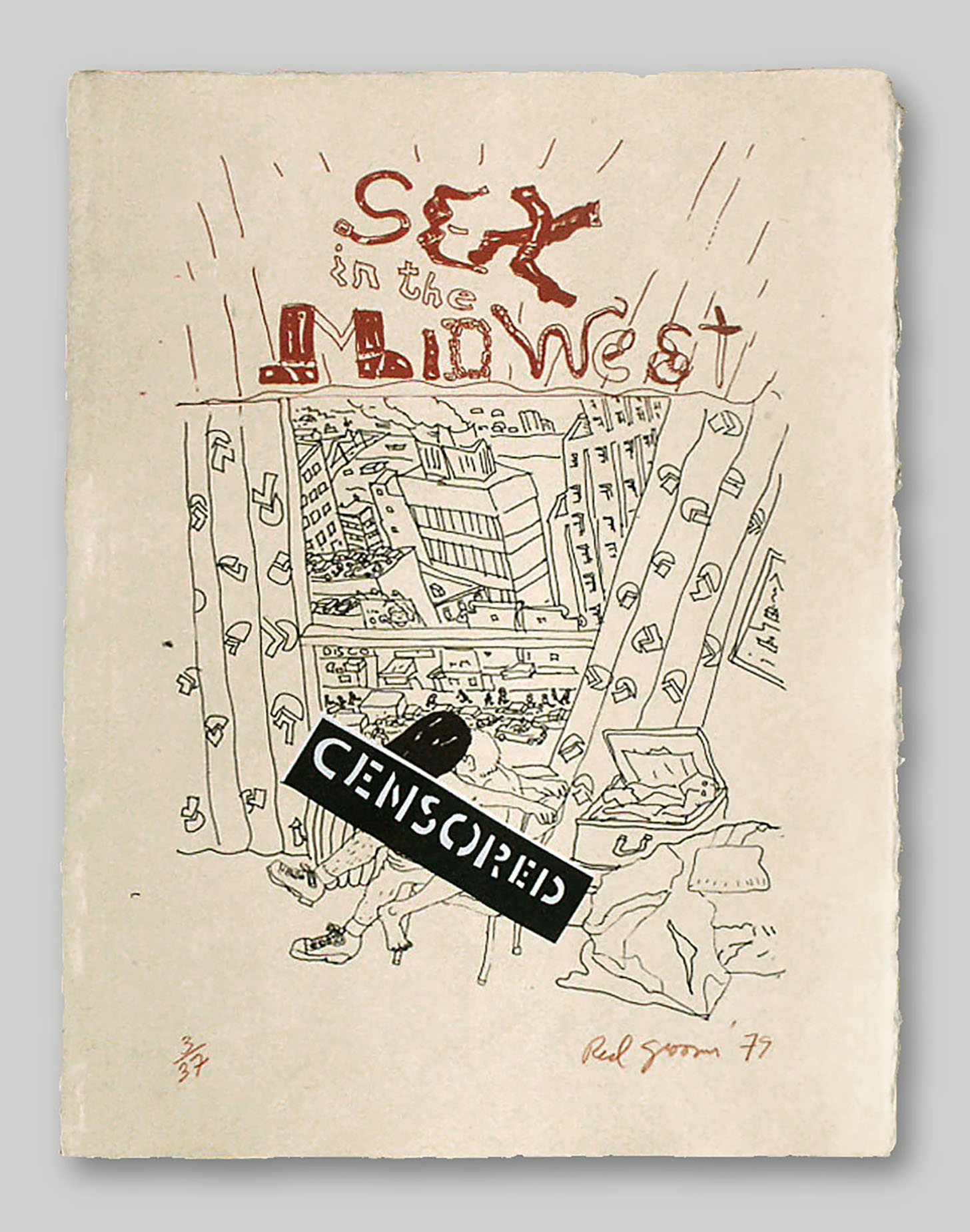 Sex In The Midwest by Red Grooms