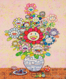 Takashi Murakami Longing for Zao Wou-Ki’s Flower Painting by Takashi Murakami at Clifton Gallery