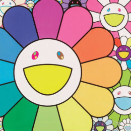 Takashi Murakami Poppin’ Flowers by Takashi Murakami at Clifton Gallery