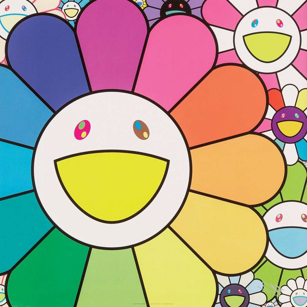 Takashi Murakami Poppin’ Flowers by Takashi Murakami