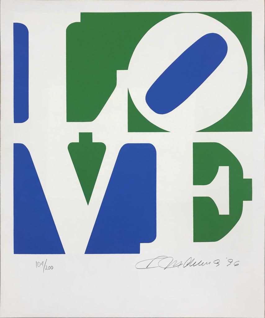 The Book of Love 8 by Robert Indiana