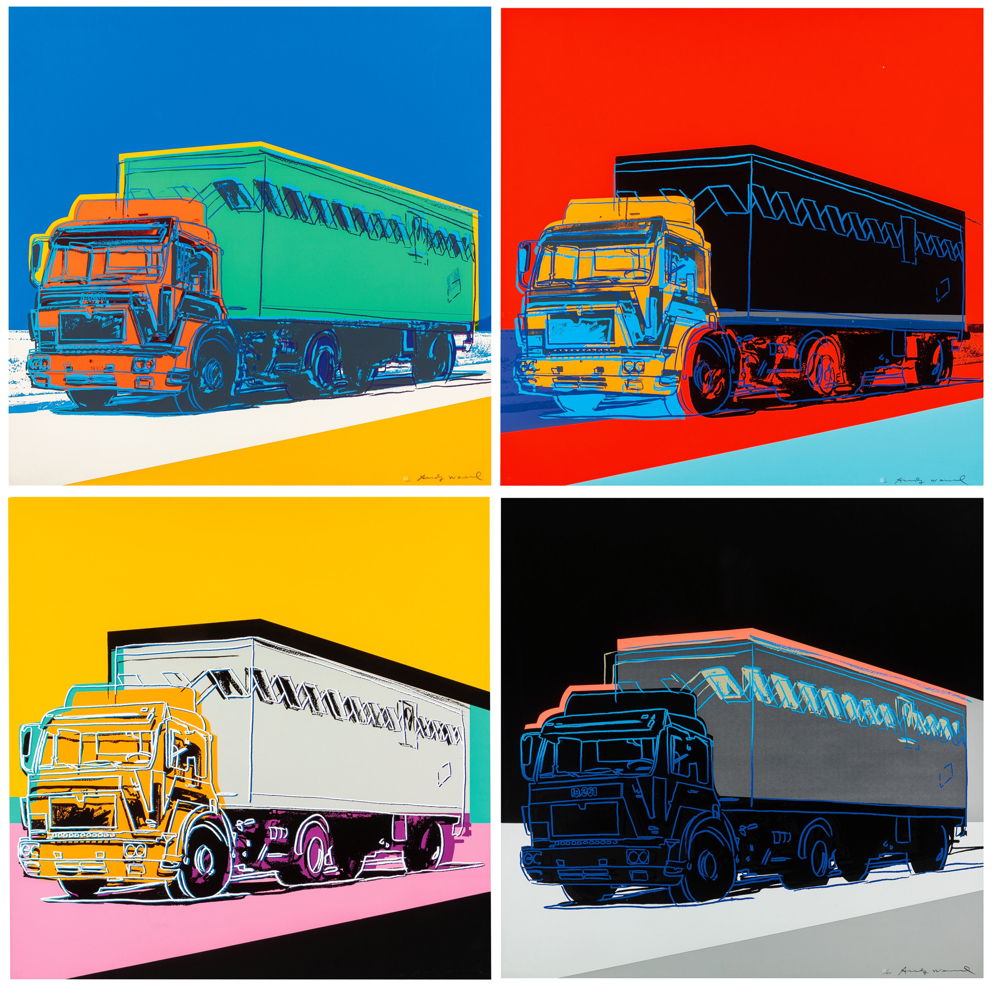 Truck Complete Portfolio by Andy Warhol