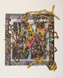 Untitled by Chakaia Booker at PS Marlowe