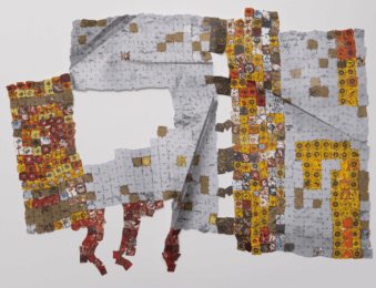 Untitled 201722 by El Anatsui at Brandywine Workshop and Archives