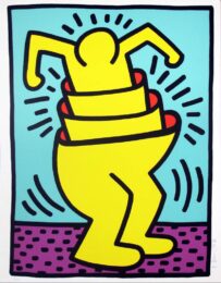 Untitled (Cup Man) by Keith Haring at Hamilton-Selway Fine Art
