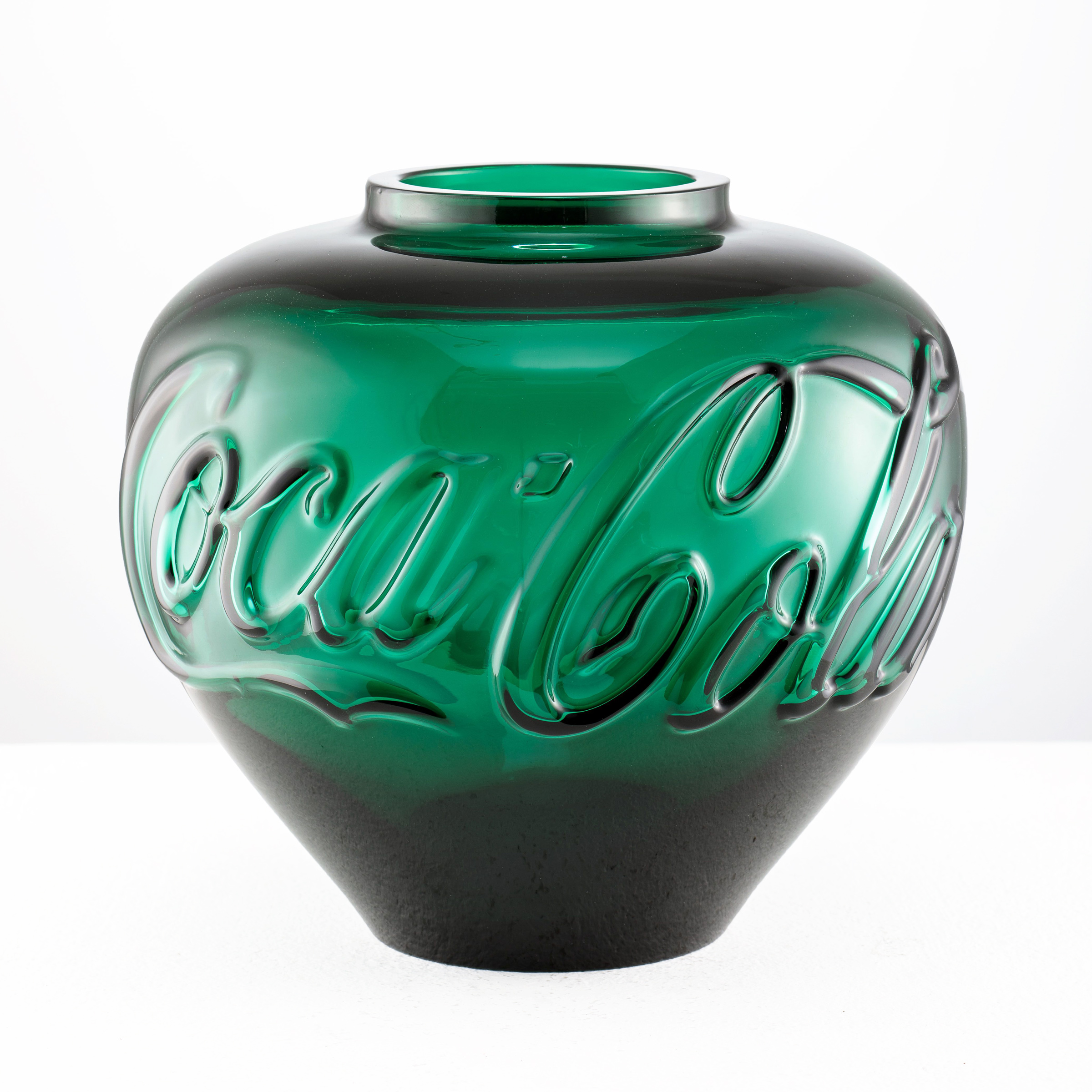 Coca-Cola Vase (Green) by Ai Weiwei