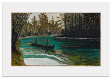 Salish Fishermen by Billy Childish at Dovehouse Contemporary