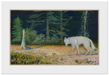 White Wolf by Billy Childish at Dovehouse Contemporary