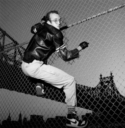Keith Haring (New York City) by Gianfranco Gorgoni at Jim Kempner Fine Art